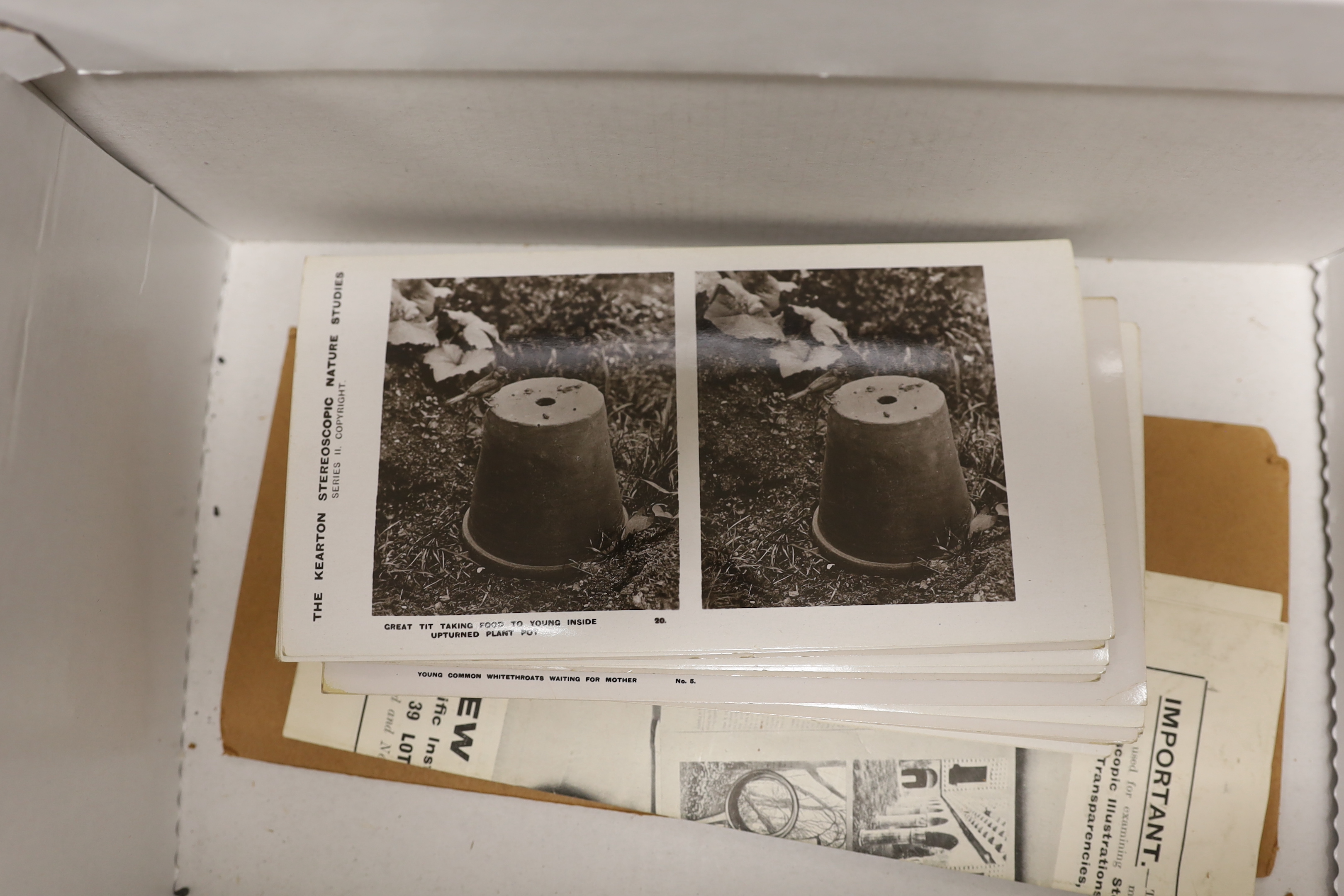 A boxed Lothian stereoscope handheld viewer